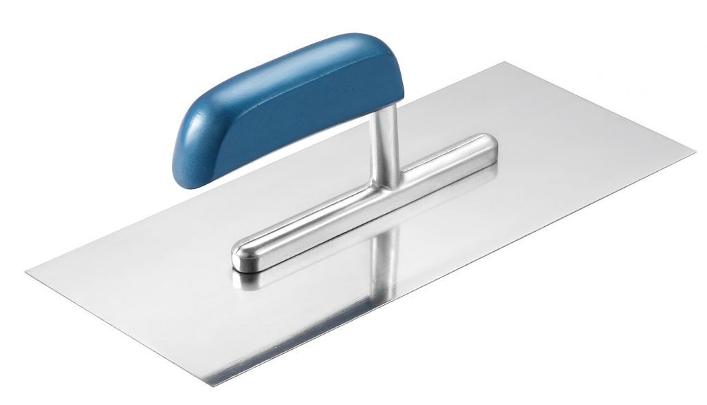 Stainless Steel Plastering trowels, soft grip handle