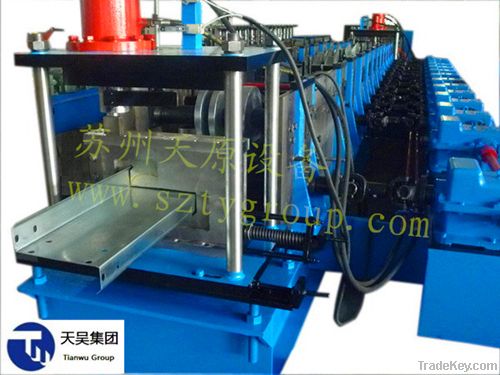 automatic / semi automatic C&Z purlin exchange roll forming machine