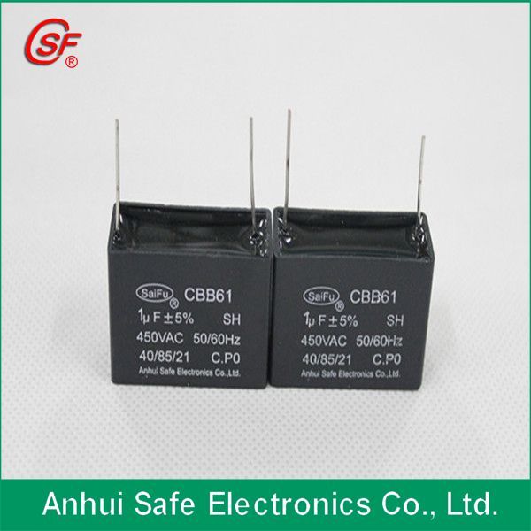 China manufacture ceiling fan CBB61 capacitor
