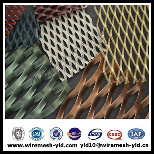 Aluminum Expanded Metal Mesh Used for Decoration Made by Anping Yilida