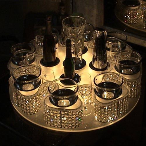 Chandelier table centre piece stands, crystal lamps, crystal tealight