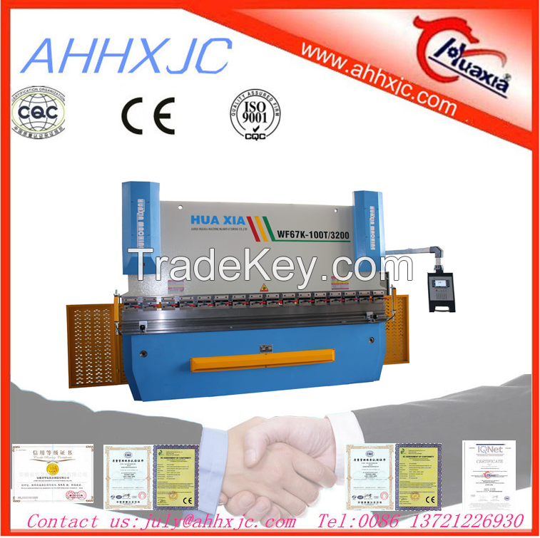 MB8-80T/3200 bend metal hydraulic press brake hot sale machine