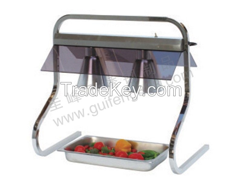 Double heat lamp (silver cover)