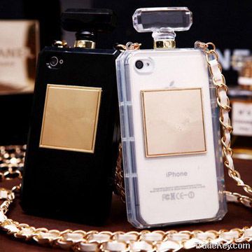 Hot Sell TPU Phone Case for iPhone 5S/5/4S/4, Samsung, Channel Perfume