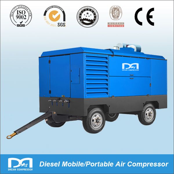 Diesel Mobile Screw Air Compressor