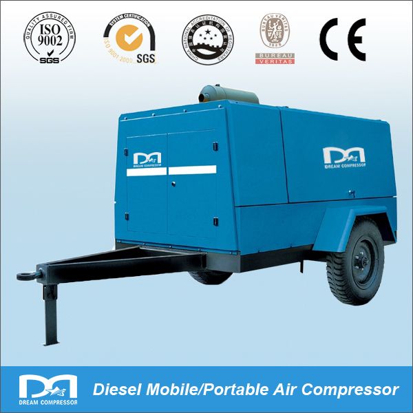 Diesel Portable Screw Air Compressor
