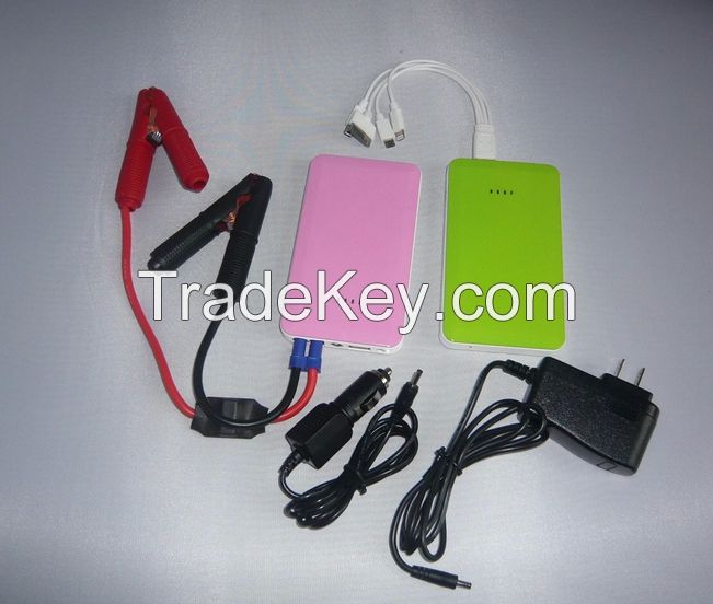 the most safety and thinnest 24V&12V mini portable 7500mAh multi-function car jump starter