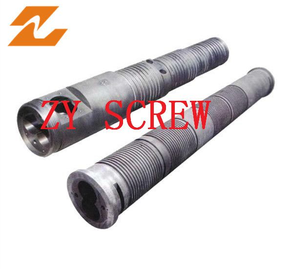Conical Twin barrel for injection molding machine