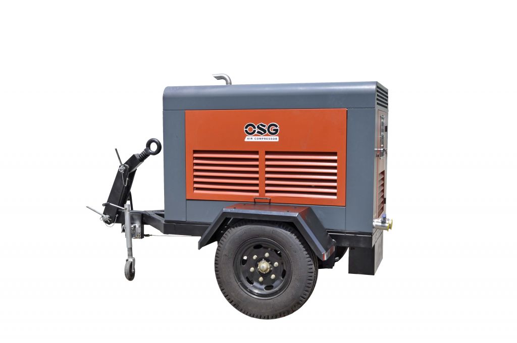 Diesel portable air compressor