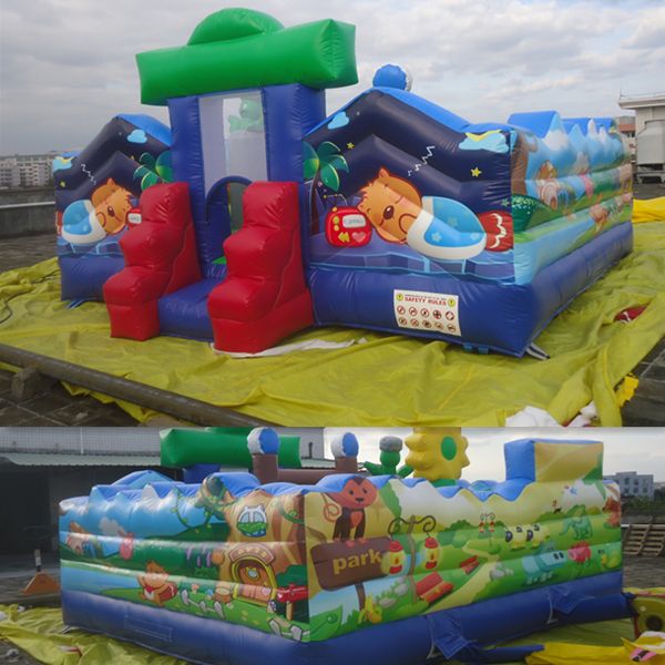 Outdoor Inflatable Castle Inflatable Amusement Park/ Children Playground Equipment For Kids