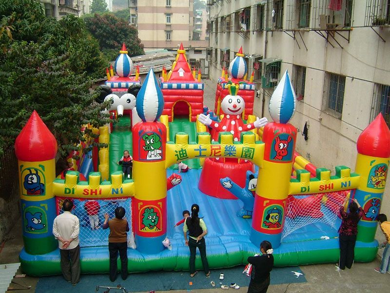 Outdoor Inflatable Castle Inflatable Amusement Park/ Children Playground Equipment For Kids