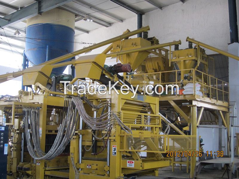 concrete batching plant for brick making line