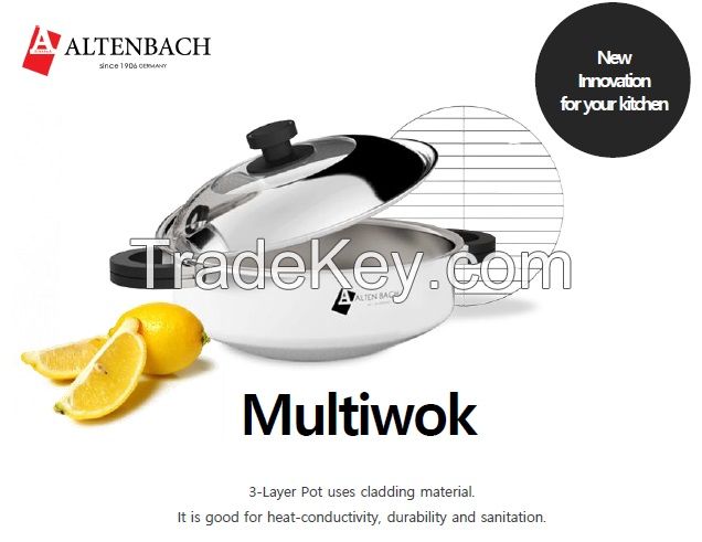 AltenBach Multiwok_for use of steamed cooking and normal pot etc.