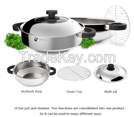 AltenBach Multiwok_for use of steamed cooking and normal pot etc.