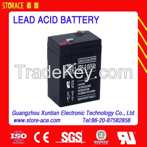 6V 5ah Sealed Lead Acid Battery