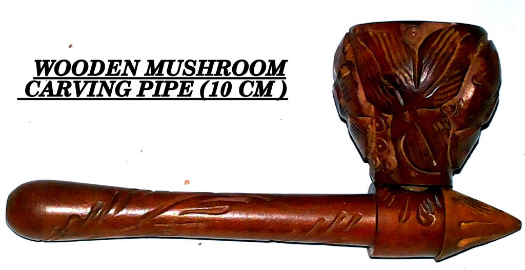 woodenMushroom pipe
