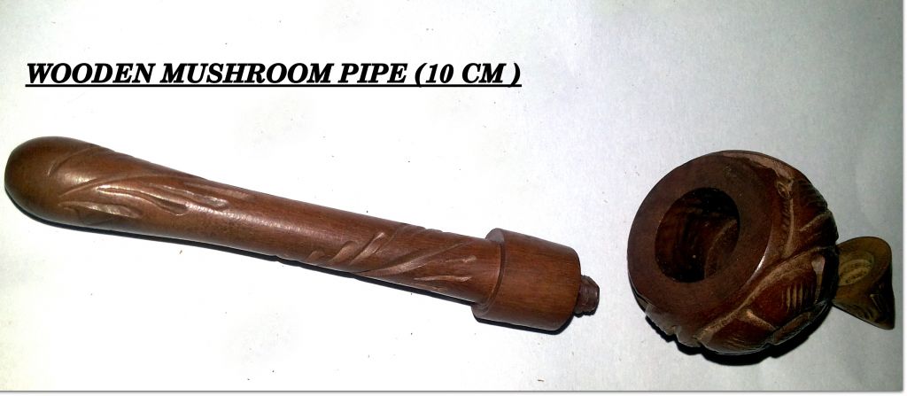 woodenMushroom pipe
