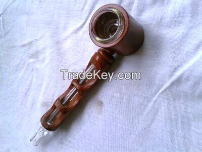Wooden Glass Pipe 