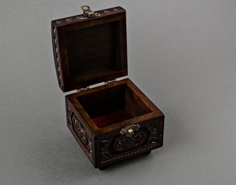 Small wooden box