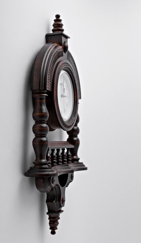 Wall wood clock. 