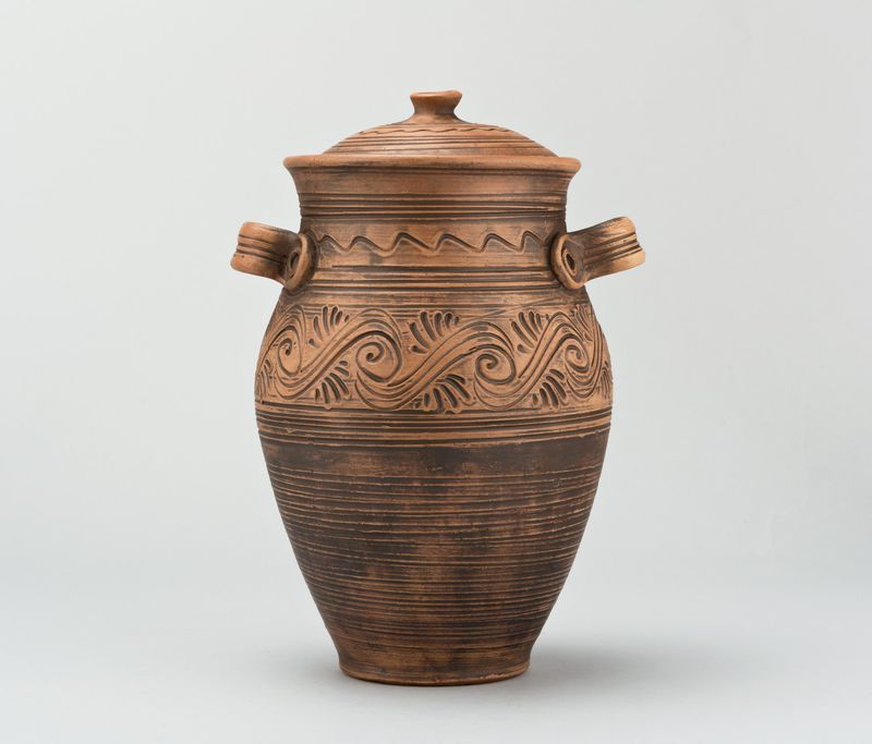 Clay amphora