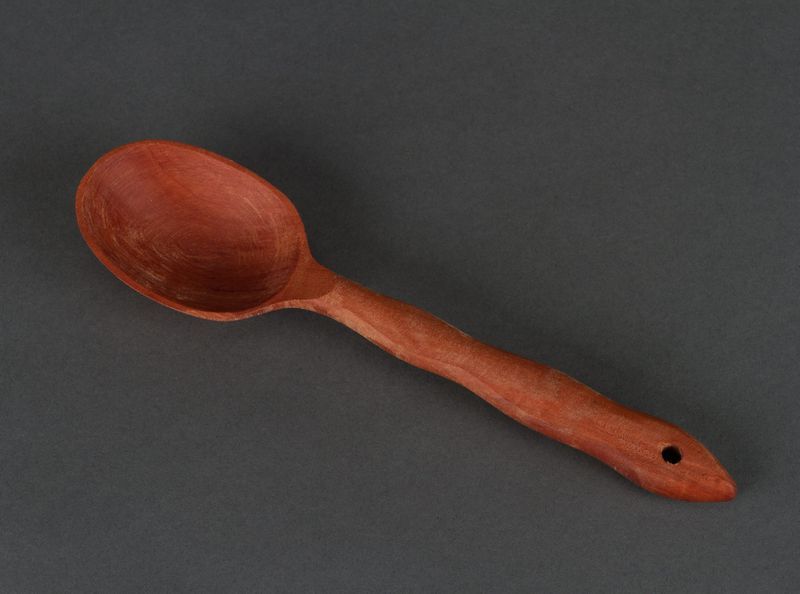 Spoon made from plum wood