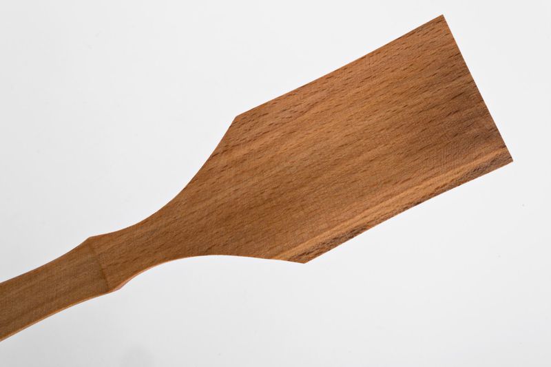 Wooden spatula, cooking utensil.