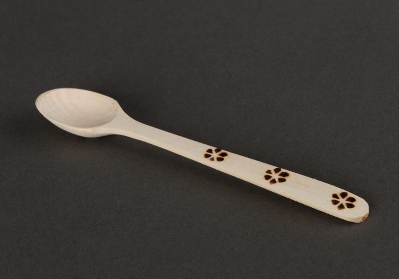 Wooden teaspoon