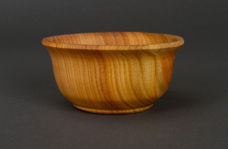 Wooden deep bowl