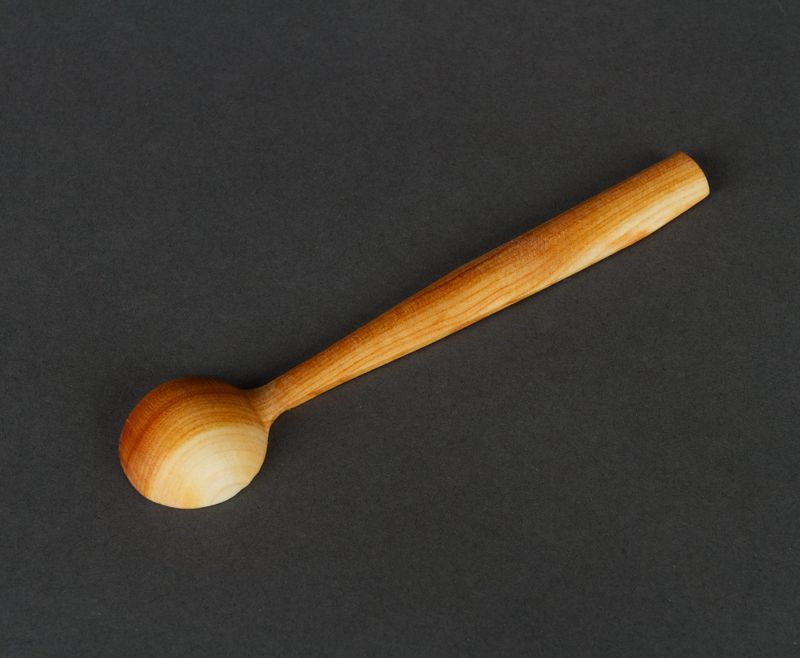 Small wooden spoon for salt