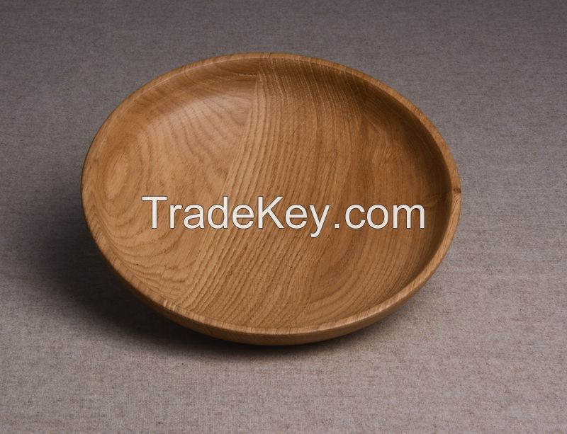 Wooden plate, wooden bowl, Wooden dish