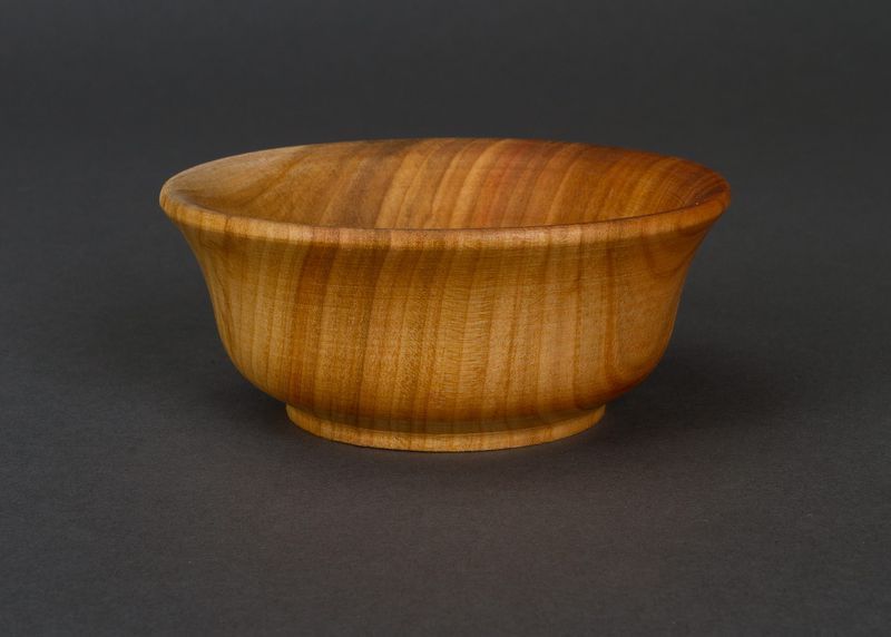 Bowl made of natural wood