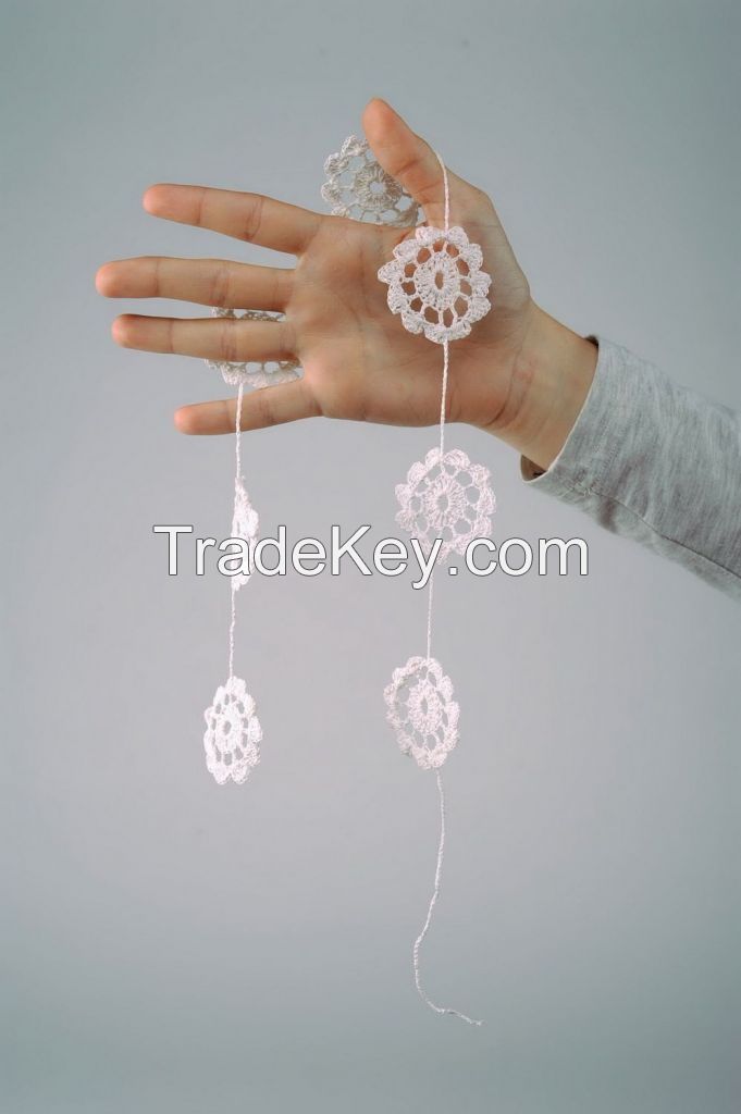 Christmas tree garland "Snowflakes"