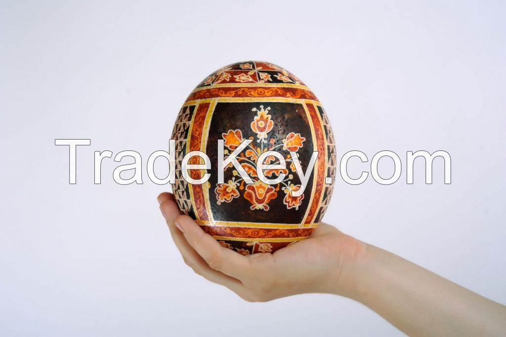 Easter ostrich egg