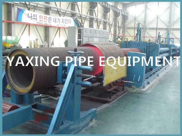 hot expanding machine for steel pipes, making large size oil and gas tubing