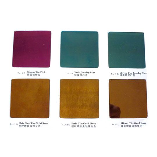 14704 ASTM, GB Vibration Finish Ti-coating 316, 430 Stainless Steel Color Sheet / Plate