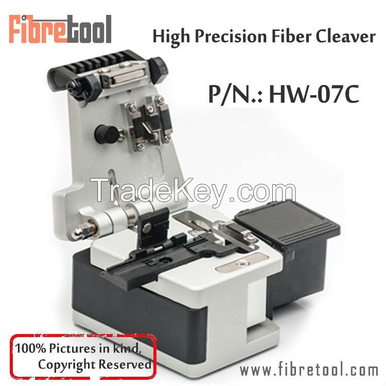 Fibretool Fiber Optic Cleaver with fiber bin attached HW-07C