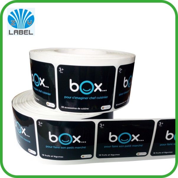 roll adhesive sticker label for custom with best price