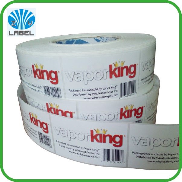 Roll Adhesive Permenant Or Removable Vinyl Sticker For Printe Labelsr