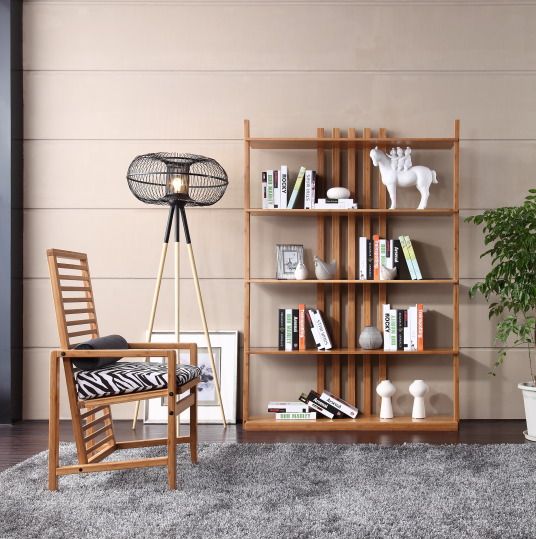 Simple fashion bamboo bookcases