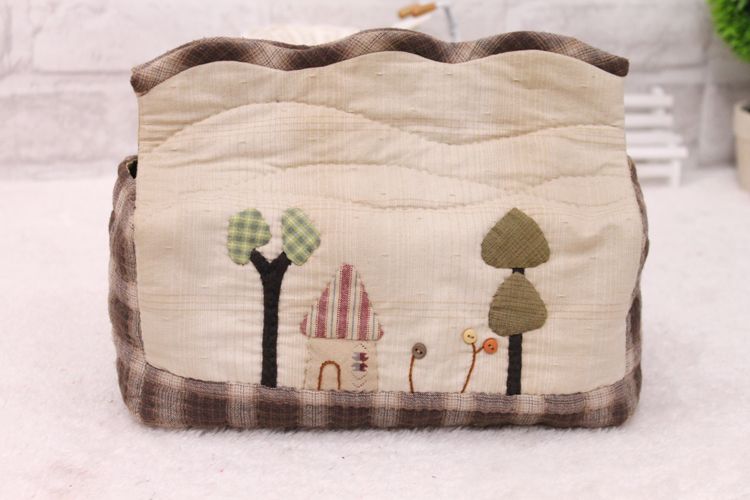 Scenery Tissue Box  Diy Patchwork Material Kit Sewing Kit