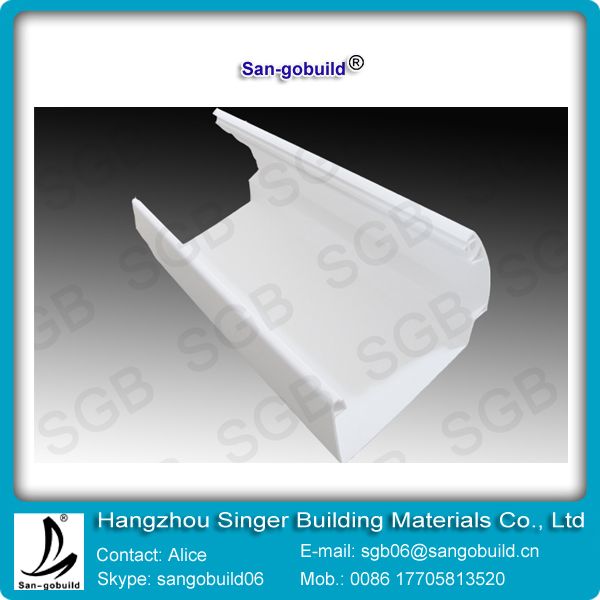 China most professional  PVC rain gutter system  manufacture