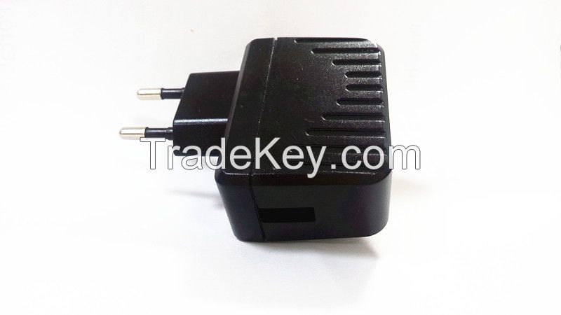 7.5V/1A Power Adapter with USB, Europe Plug, UL/FCC/PSE/CE/SAA/RoHS Marks