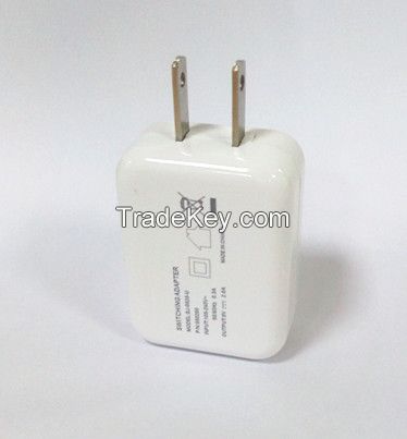 5V2A With 1USB US PLUG Mobile phone Charger