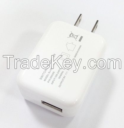 5V2A With 1USB US PLUG Mobile phone Charger