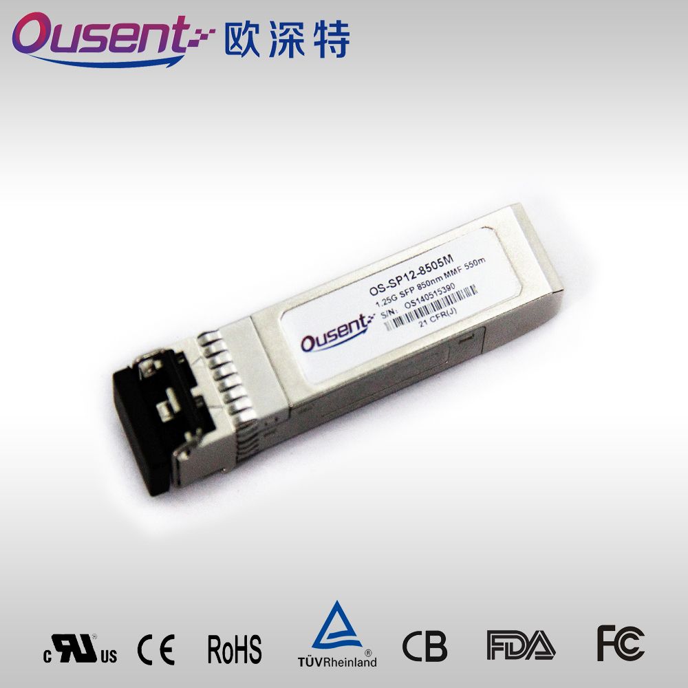 1.25G SFP transceiver 850nm, 550m