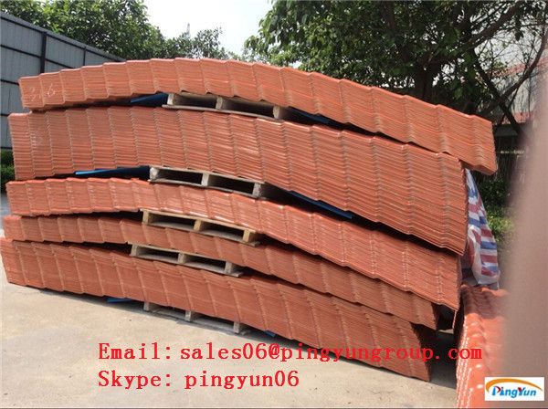 Types of roofing covering sheet /gold PVC plastic roofing sheet