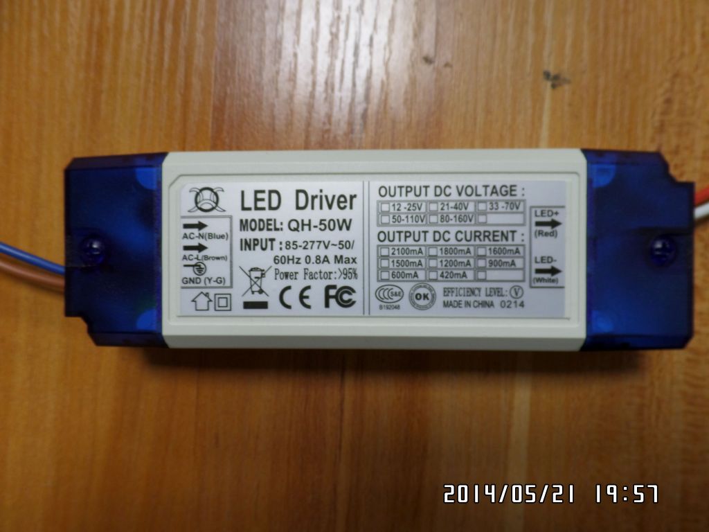 LED driver 50W 45W 40W 1.5A 8-10S-5PX1 Qihan built in constant current power supply lighting transformer high PF