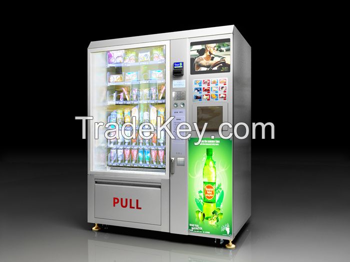 Combo Snack Cold Beverage And Coffee Vending Machine