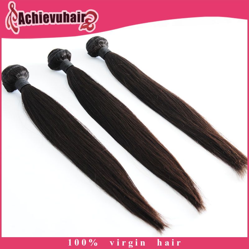 100% human hair Brazilian/Peruvian/Indian remy virgin hair 6A grade straight hair